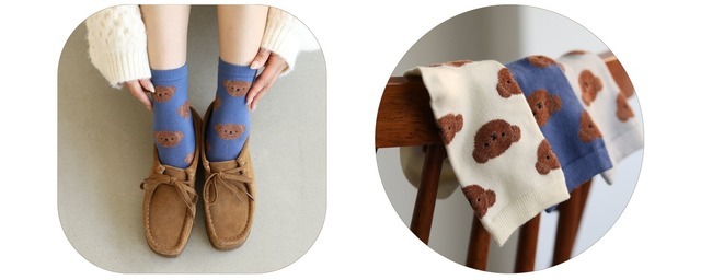 「ミッフィー」×「靴下屋」コラボ靴下