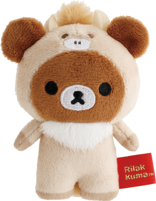 「てのりぬいぐるみ　チャイロイコグマ うま」（C）2025 SAN-X CO., LTD. ALL RIGHTS RESERVED.