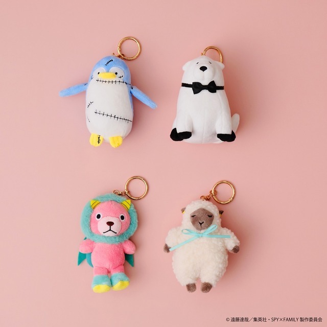 『SPY×FAMILY』× Afternoon Tea LIVING コラボ第2弾「マスコットキーホルダー」（C）遠藤達哉／集英社・SPY×FAMILY製作委員会