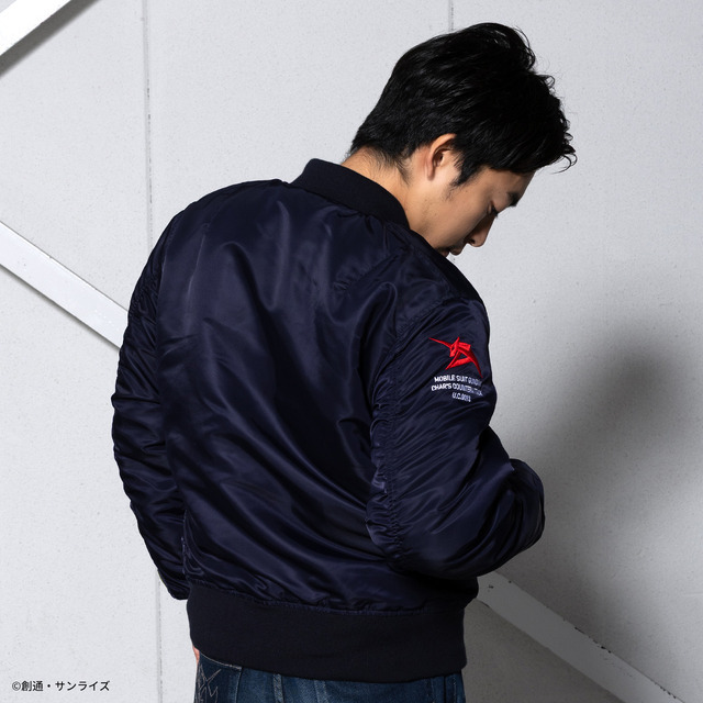 STRICT-G.ARMS『機動戦士ガンダム 逆襲のシャア』MA-1ジャケット着用イメージ