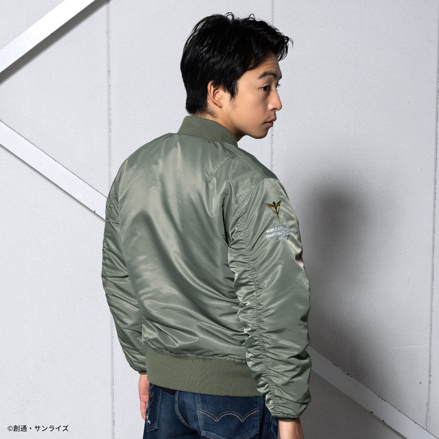 STRICT-G.ARMS『機動戦士ガンダム 逆襲のシャア』MA-1ジャケット着用イメージ