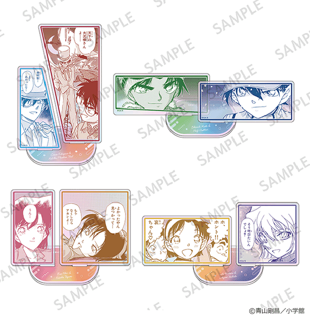 名探偵コナン公式アプリ アクリルスタンド ペアシリーズ vol.2（全4種） 価格：各種1,980円（税込）