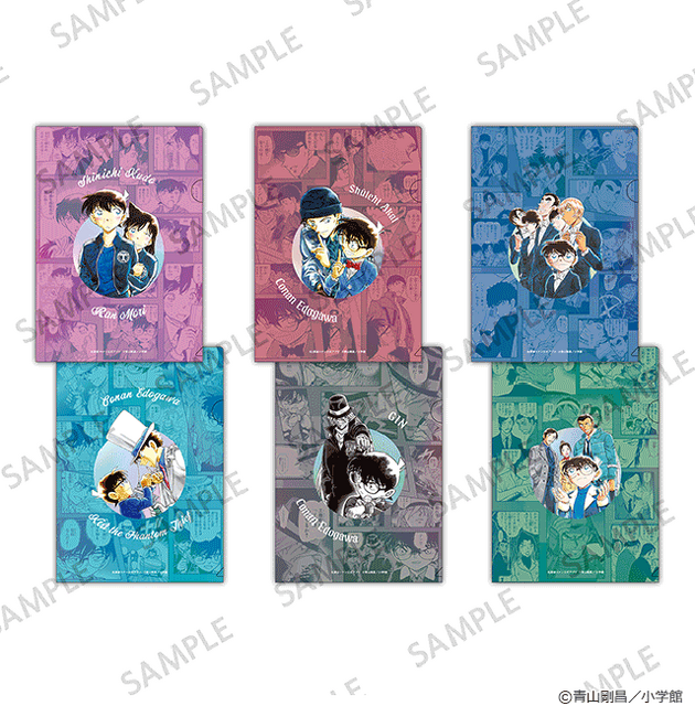 名探偵コナン公式アプリ クリアファイル2枚セット vol.3（全3種） 価格：各種880円（税込）