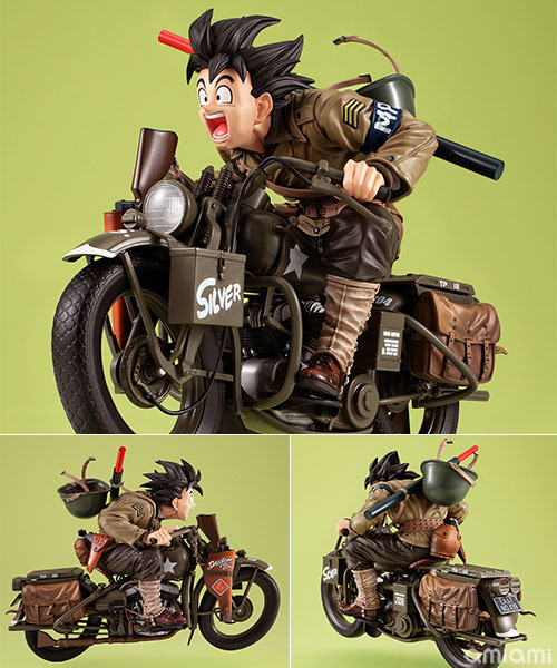 デスクトップリアルマッコイEX ドラゴンボールZ 孫悟空＆バイク 完成品フィギュア