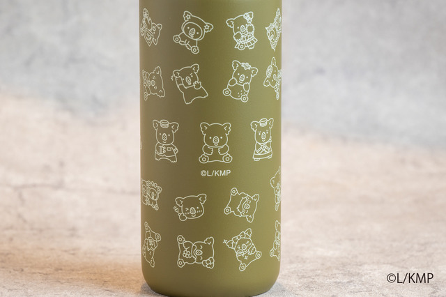 タンブラーにプリントされたコアラのマーチのキャラクター（イメージ）