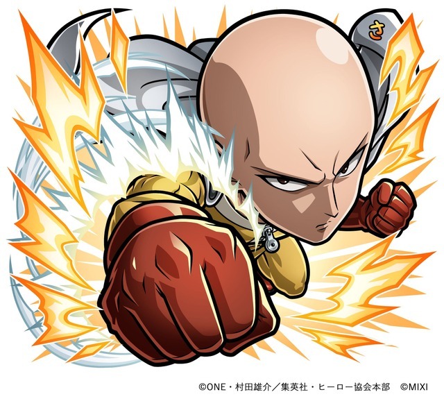 光属性 ★6 サイタマ （進化後） 火属性 ★6 ジェノス （進化後） 木属性 ★6 戦慄のタツマキ （進化後） CV：古川慎