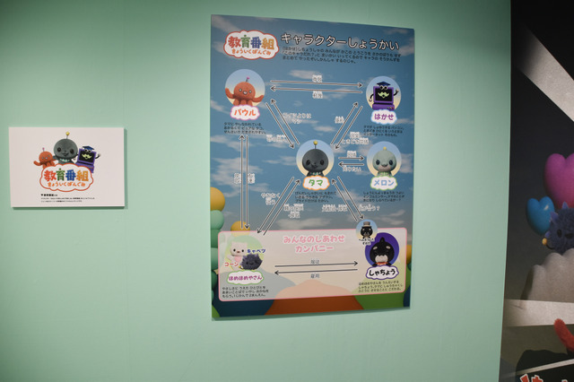 展覧会『教育番組 もっと！げんじつポップアップ』の様子