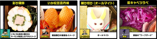 キャラクターの“個性”をモチーフにした和洋中のおせち料理