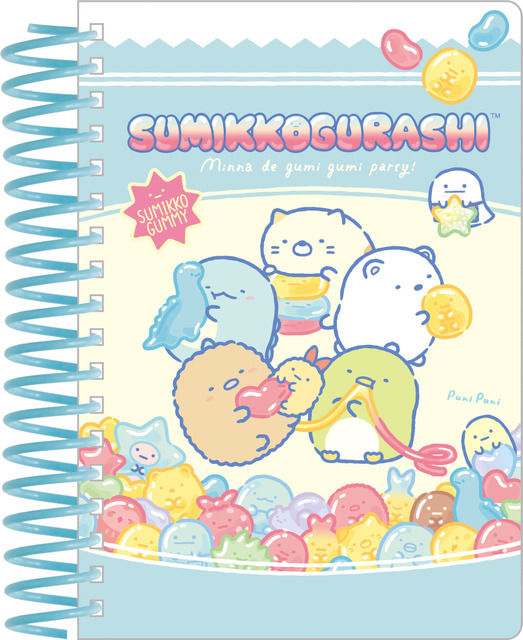 すみっコぐらし「グミグミパーティー」B6SP ノート（C）2025 SAN-X CO., LTD. ALL RIGHTS RESERVED.