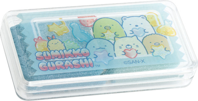 すみっコぐらし「グミグミパーティー」ねり消し　サイダー＆アップルの香り付き（C）2025 SAN-X CO., LTD. ALL RIGHTS RESERVED.