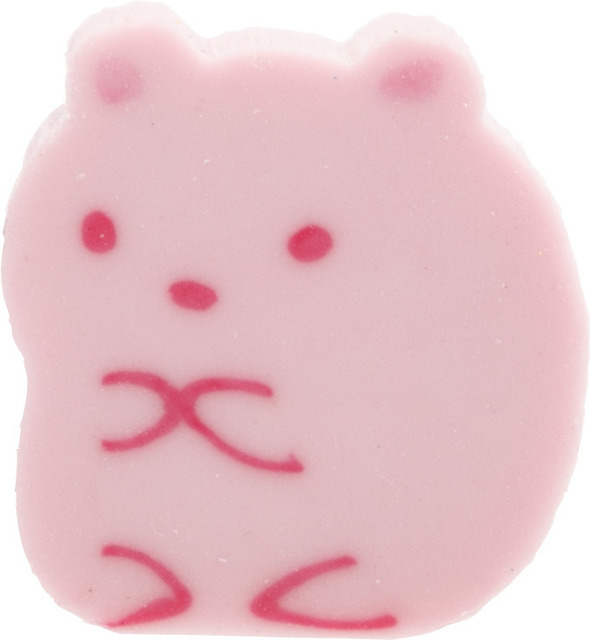 すみっコぐらし「グミグミパーティー」グミグミマスコット消しゴム　ストロベリーアソート　しろくま3個（C）2025 SAN-X CO., LTD. ALL RIGHTS RESERVED.