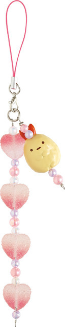 すみっコぐらし「グミグミパーティー」グミグミストラップ　えびふらいのしっぽ（C）2025 SAN-X CO., LTD. ALL RIGHTS RESERVED.