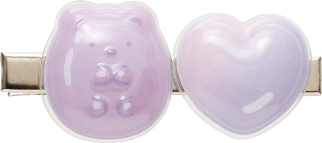 すみっコぐらし「グミグミパーティー」グミグミヘアクリップコレクション　しろくま（C）2025 SAN-X CO., LTD. ALL RIGHTS RESERVED.