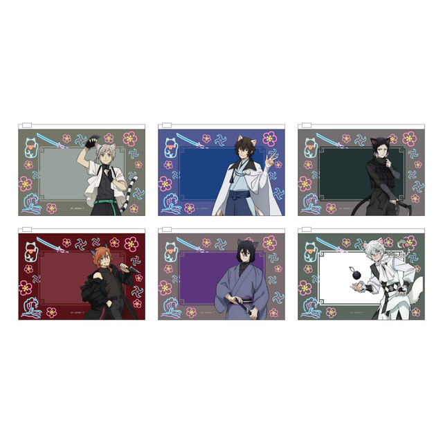 B6マチ付スライダーケース(全6種)価格：各1,600円