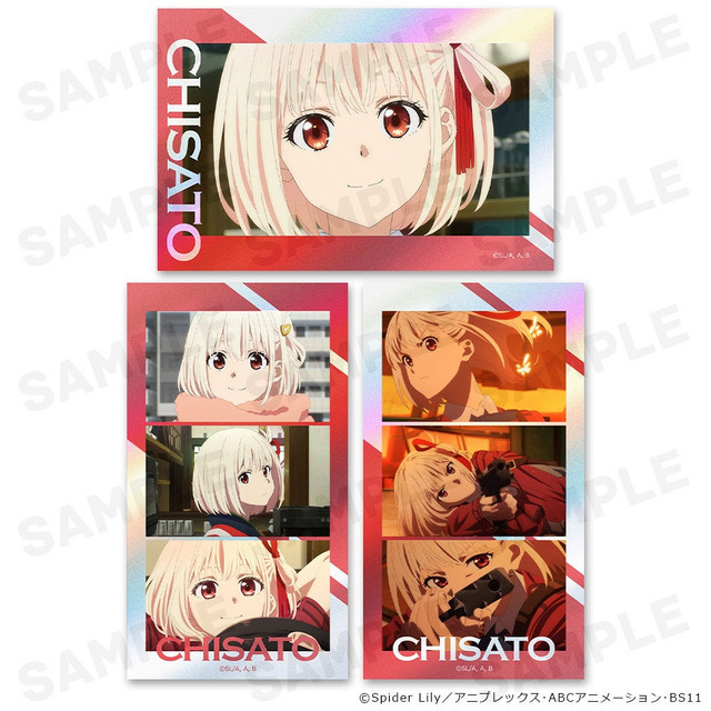 TVアニメ『リコリス・リコイル』サムネイルキラステッカーセット 錦木千束（C）Spider Lily／アニプレックス・ABCアニメーション・BS11