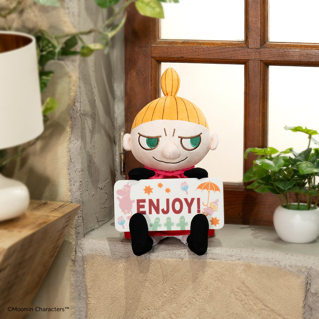 B賞　ウェルカムボード付きリトルミイ ぬいぐるみ（全1種／約30cm）