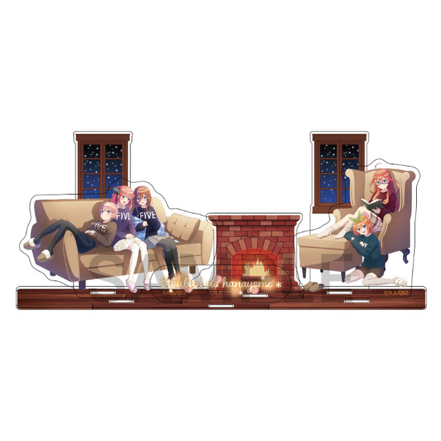TVスペシャルアニメ『五等分の花嫁＊』ジオラマアクリル＜暖炉のそばで Silent Time＞（C）春場ねぎ・講談社／「五等分の花嫁＊」製作委員会