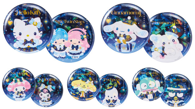 F賞「缶バッジSET」サイズ（約）：直径5.6cm