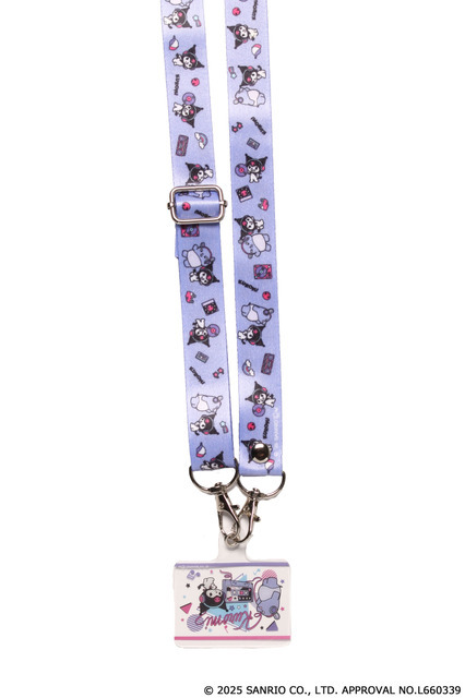 「サンリオキャラクターズ　ストリートネックストラップ」クロミ