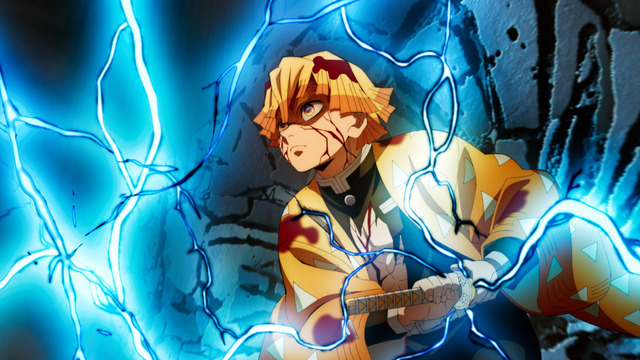 『劇場版「鬼滅の刃」無限城編 第一章 猗窩座再来』キャラクターCM［我妻善逸］場面カット