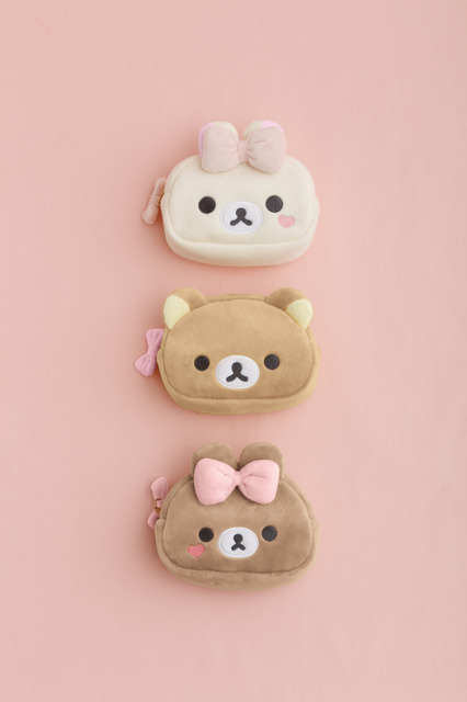 サンエックス「Makeup Rilakkuma ミラー付ぬいぐるみポーチ」（C）2025 SAN-X CO., LTD. ALL RIGHTS RESERVED.