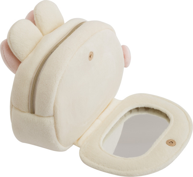 サンエックス「Makeup Rilakkuma ミラー付ぬいぐるみポーチ」コリラックマ（C）2025 SAN-X CO., LTD. ALL RIGHTS RESERVED.