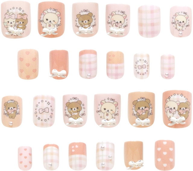 サンエックス「Makeup Rilakkuma ネイルチップ」（C）2025 SAN-X CO., LTD. ALL RIGHTS RESERVED.