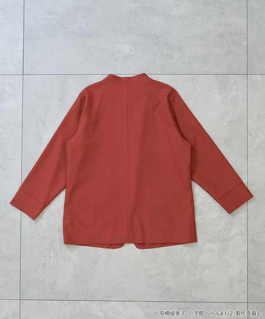 TVアニメ『らんま1/2』× earth music＆ecology Japan Label「チャイナシャツジャケット」ボルドー（C）高橋留美子・小学館/「らんま1/2」製作委員会