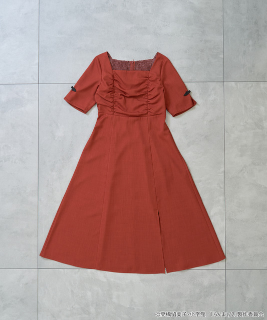 TVアニメ『らんま1/2』× earth music＆ecology Japan Label「チャイナワンピース」ボルドー（C）高橋留美子・小学館/「らんま1/2」製作委員会