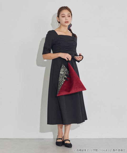 TVアニメ『らんま1/2』× earth music＆ecology Japan Label「チャイナトートバッグ」ブラック　使用イメージ（C）高橋留美子・小学館/「らんま1/2」製作委員会