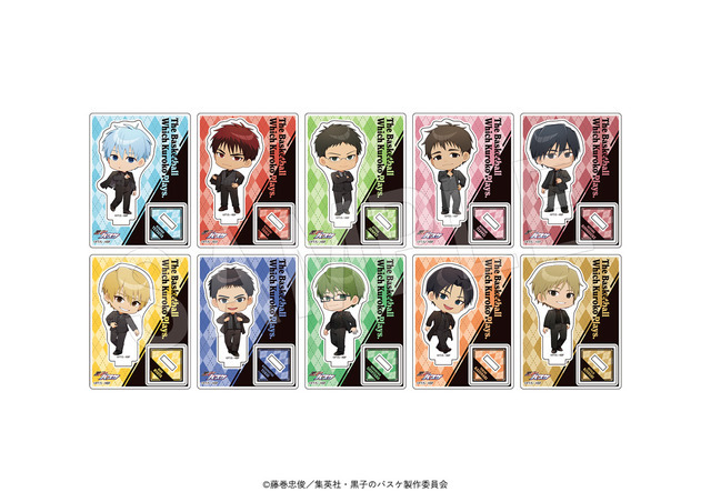 TVアニメ『黒子のバスケ』トレーディングミニアクリルスタンド　JF2026黒スーツver.（TypeA）（C）藤巻忠俊／集英社・黒子のバスケ製作委員会