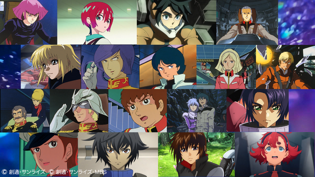 『ガンダム』シリーズ キャラクターマルチ画像