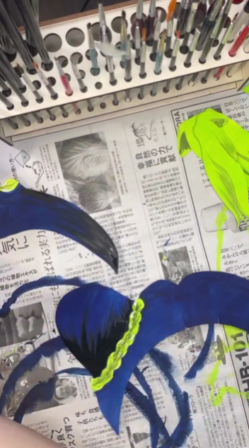 独特な色合いを再現するためにもこだわりが／YUIさん提供