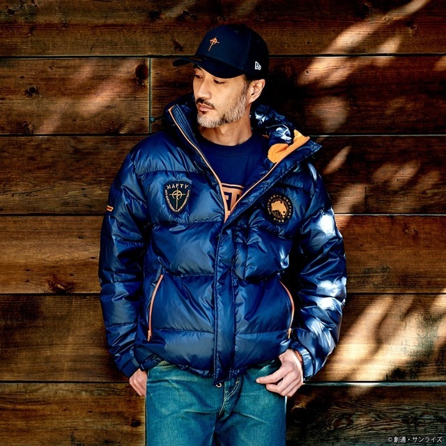 STRICT-G nishikawa『機動戦士ガンダム 閃光のハサウェイ キルケーの魔女』アップサイクルダウンジャケット マフティー　着用イメージ