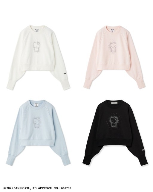 HELLO KITTYクリスタルスウェット