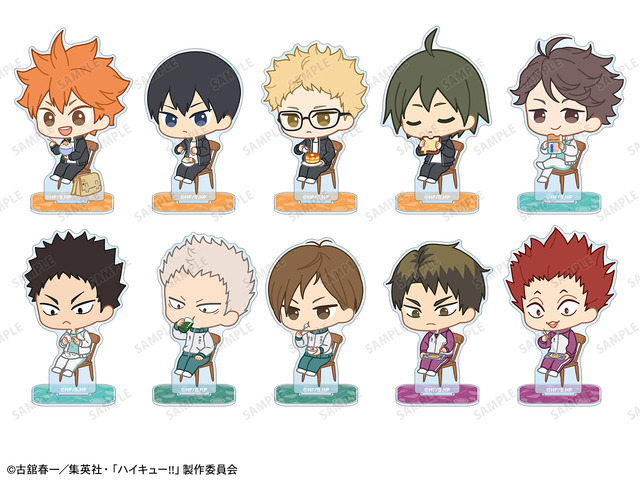 TVアニメ『ハイキュー!!』トレーディング ちびキャラ モーニングver. アクリルスタンド ver.A（C）古舘春一／集英社・「ハイキュー!!」製作委員会