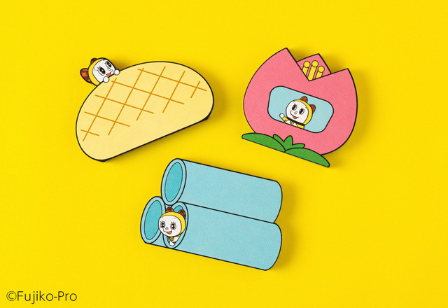 Happy Birthday！ドラミちゃん「ドラミちゃんのブロックメモ」メロンパン/どかん/タイムマシン（C）Fujiko-Pro