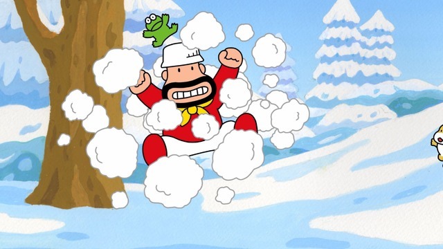 「明治プロビオヨーグルト R-1」第2弾 CM「雪だるま」篇カット