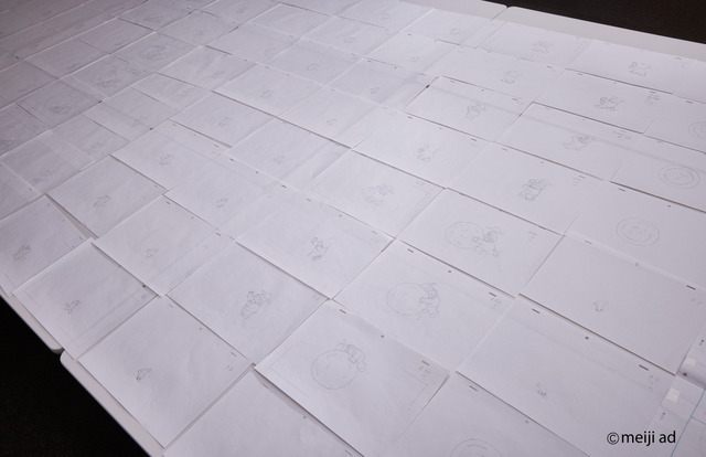 「明治プロビオヨーグルト R-1」第2弾 CM「雪だるま」篇原画