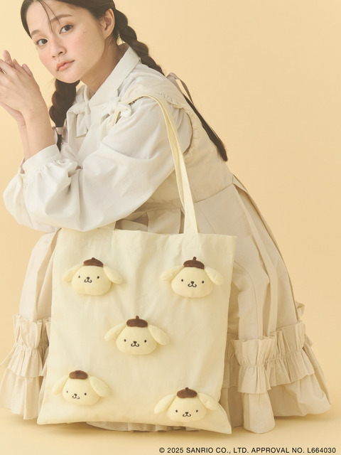 もこもこポムポムプリントート