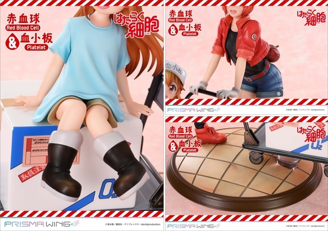 PRISMA WING「はたらく細胞 赤血球＆血小板」 PVCフィギュア