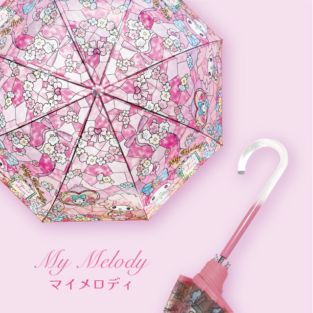 「サンリオキャラクターズ　ステンドグラスアンブレラ」マイメロディ