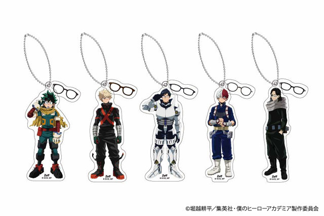 「Zoff｜僕のヒーローアカデミア」描き下ろし2連アクリルキーホルダー