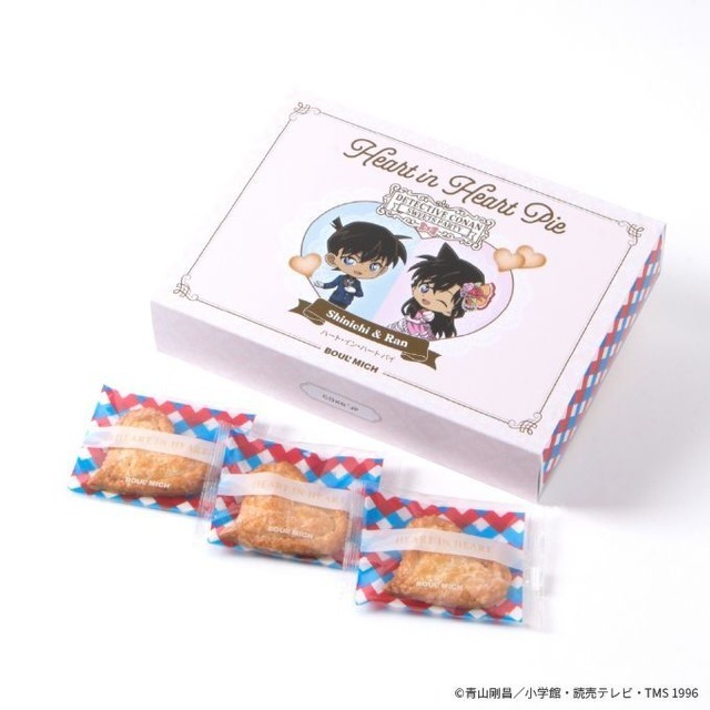 スイーツショップ「Detective Conan Sweets Party」新一と蘭のハートインハート 8枚入り