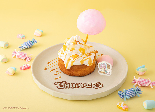 CHOPPER’s CAFE デザートメニュー「チョッパーのごほうびパンケーキ」