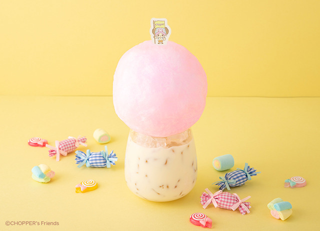 CHOPPER’s CAFE ドリンクメニュー「ふわふわもぐもぐキャラメルミルク」