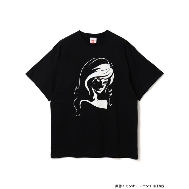 アニメ『LUPIN THE IIIRD』×「マンガート ビームス」シルエット Tシャツ　不二子