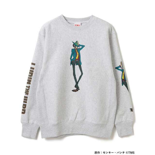 アニメ『LUPIN THE IIIRD』×「マンガート ビームス」スウェット　次元
