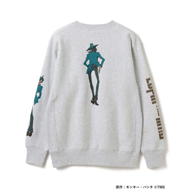 アニメ『LUPIN THE IIIRD』×「マンガート ビームス」スウェット　次元