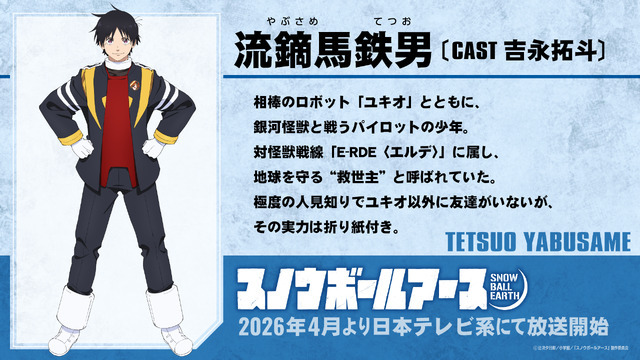 キャラクタービジュアル（流鏑馬鉄男）